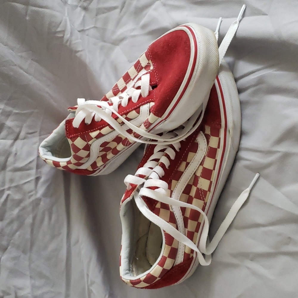 Red and White Checkered Vans